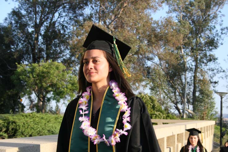 Students at Commencement