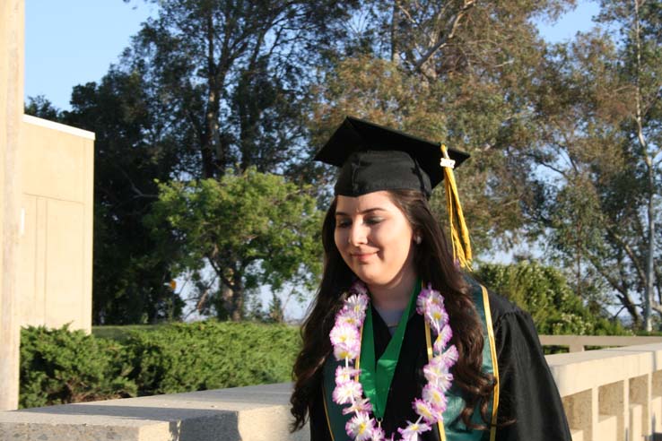 Students at Commencement