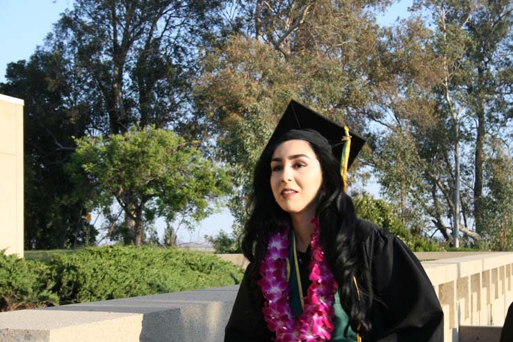 Students at Commencement