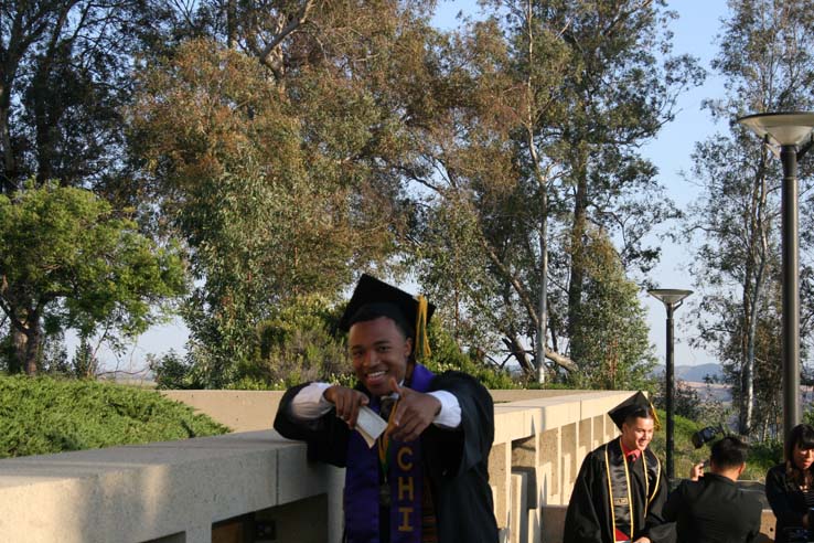 Students at Commencement