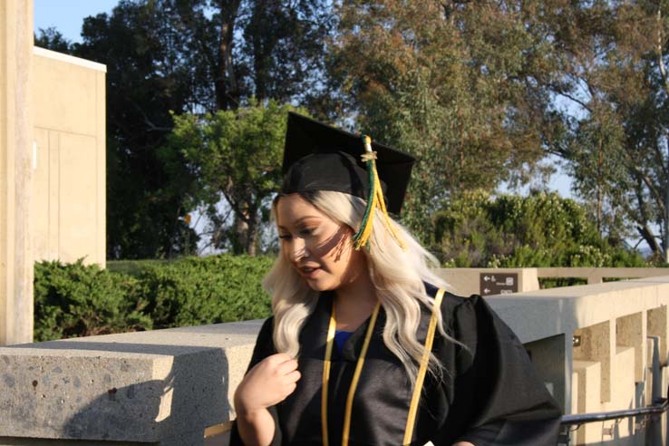 Students at Commencement