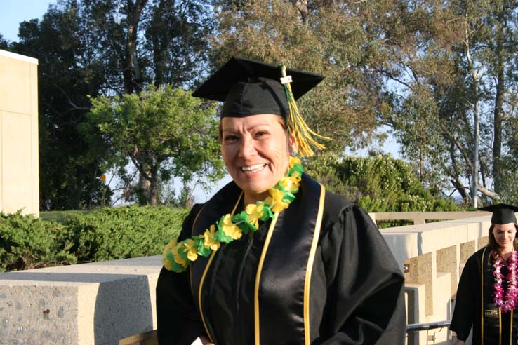 Students at Commencement