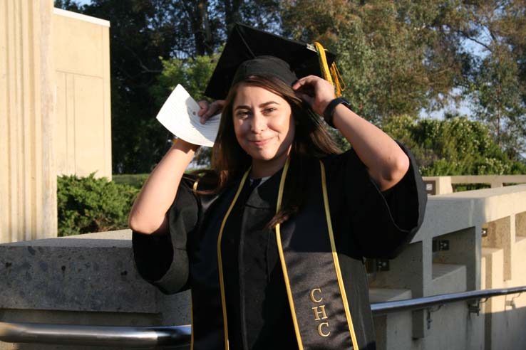 Students at Commencement