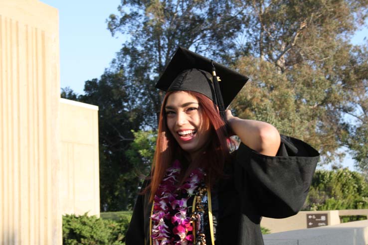 Students at Commencement