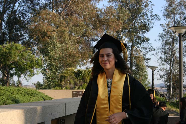 Students at Commencement