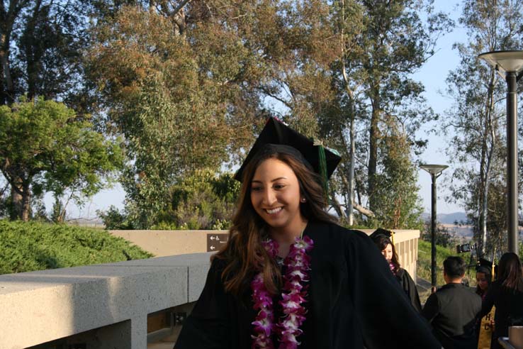 Students at Commencement