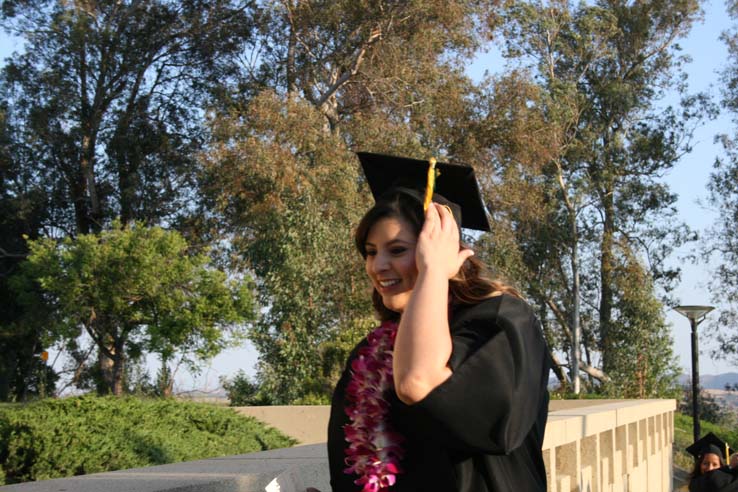 Students at Commencement