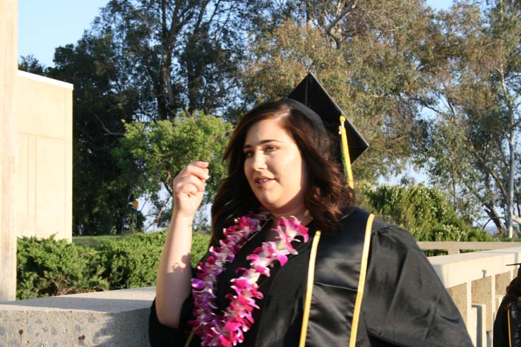 Students at Commencement