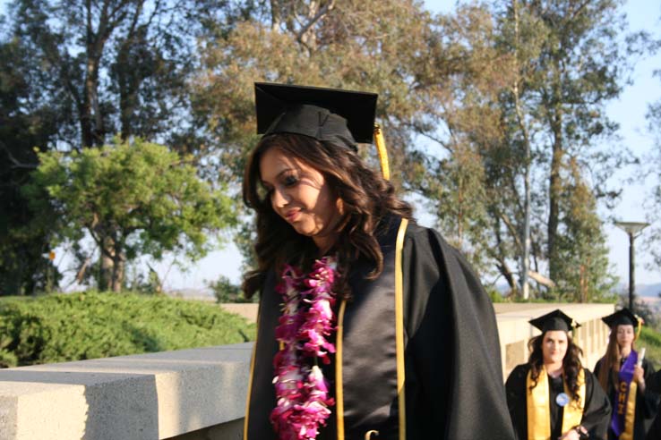 Students at Commencement