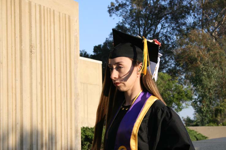 Students at Commencement