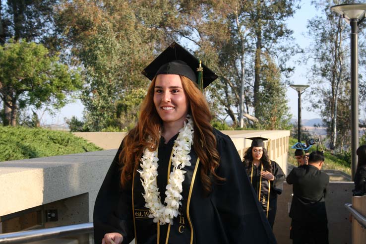 Students at Commencement