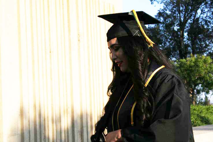 Students at Commencement