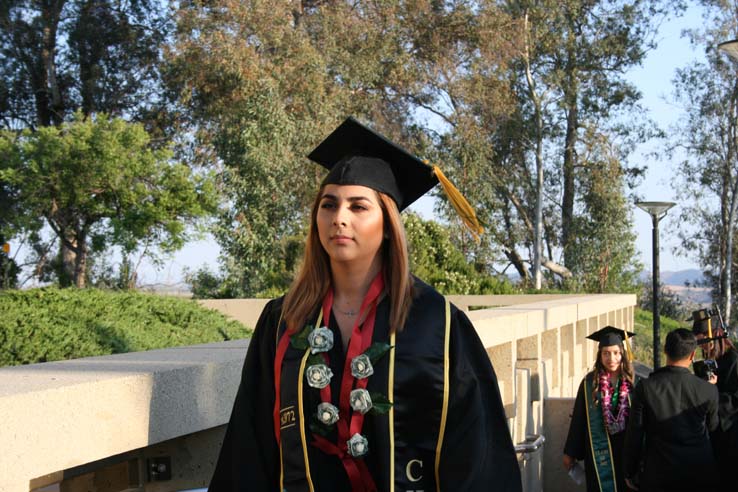 Students at Commencement