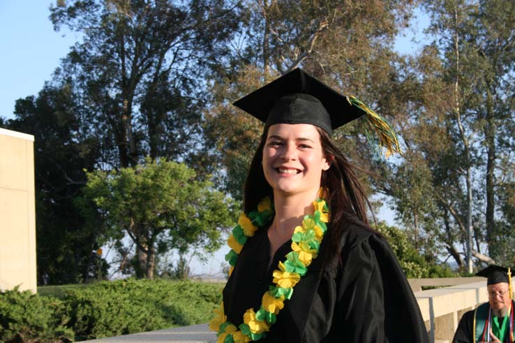 Students at Commencement