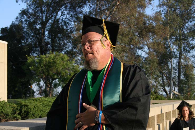 Students at Commencement