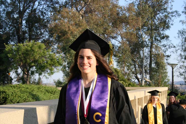 Students at Commencement