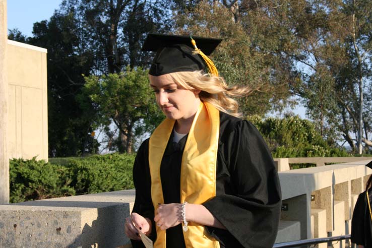 Students at Commencement