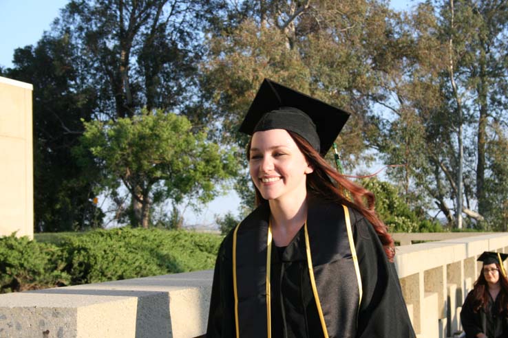 Students at Commencement