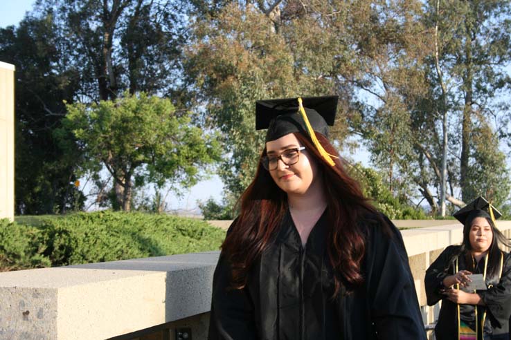 Students at Commencement