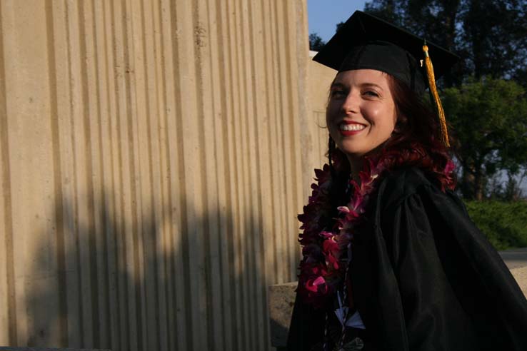 Students at Commencement