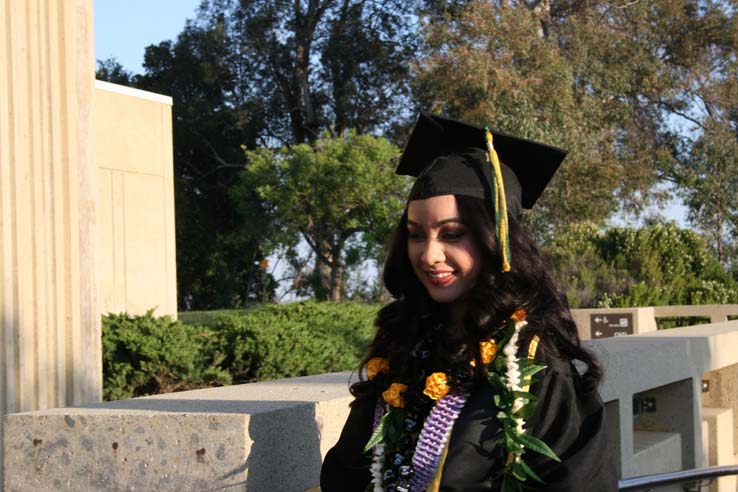 Students at Commencement