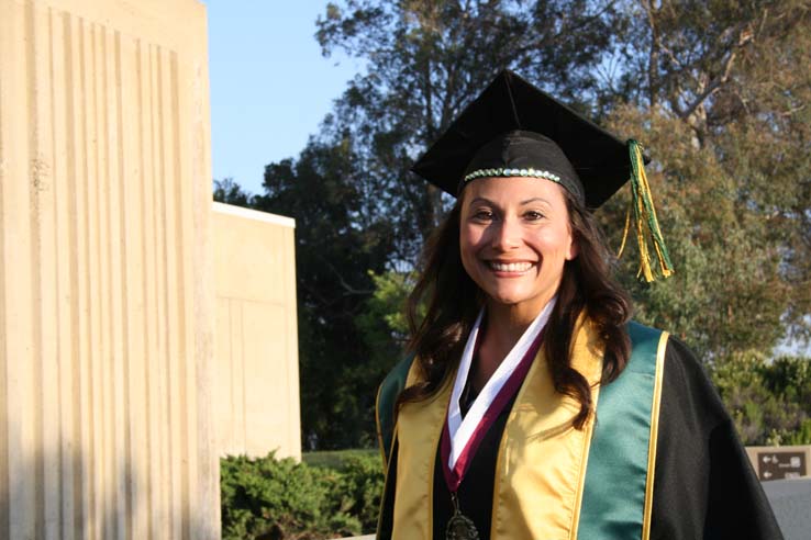 Students at Commencement