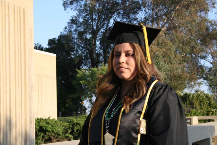 Students at Commencement