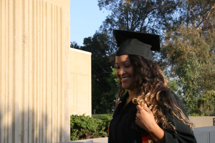 Students at Commencement