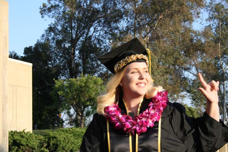 Students at Commencement