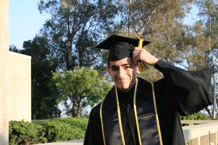 Students at Commencement