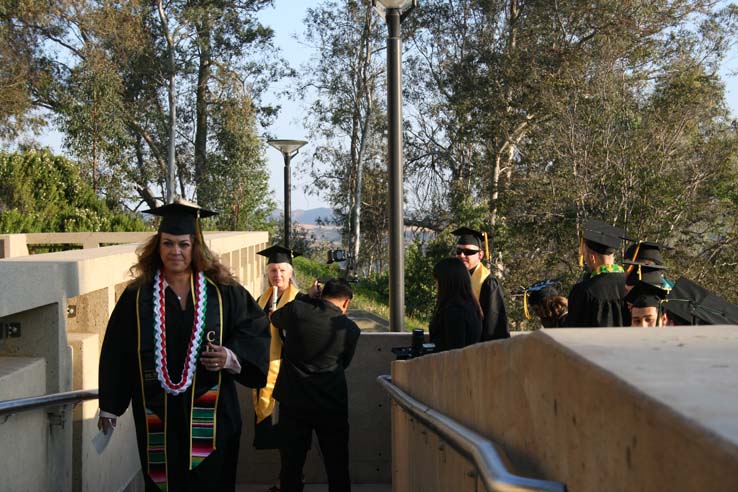 Students at Commencement