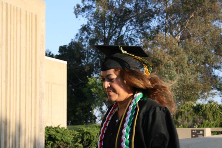 Students at Commencement