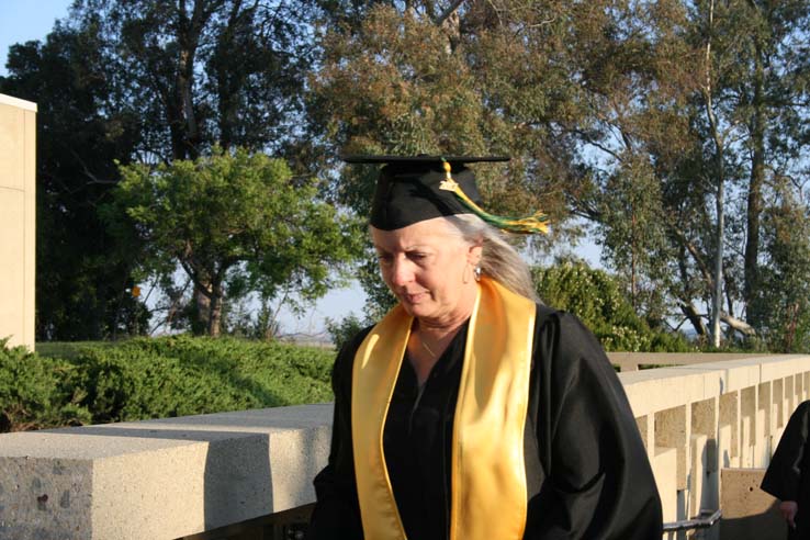 Students at Commencement