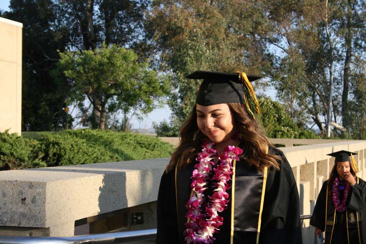 Students at Commencement