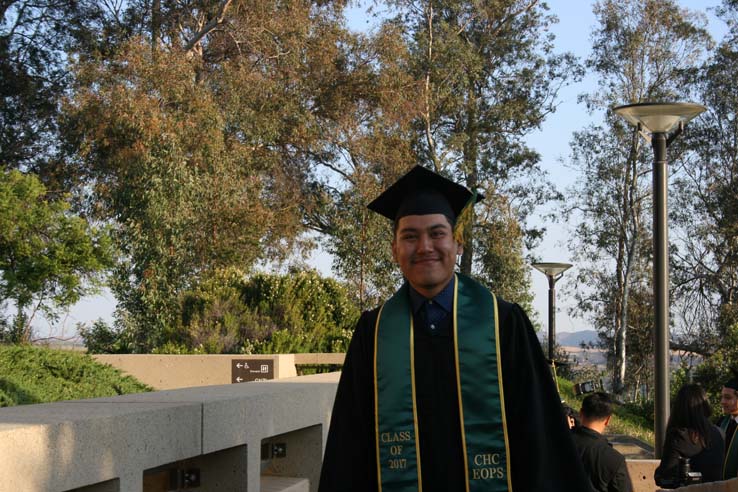 Students at Commencement