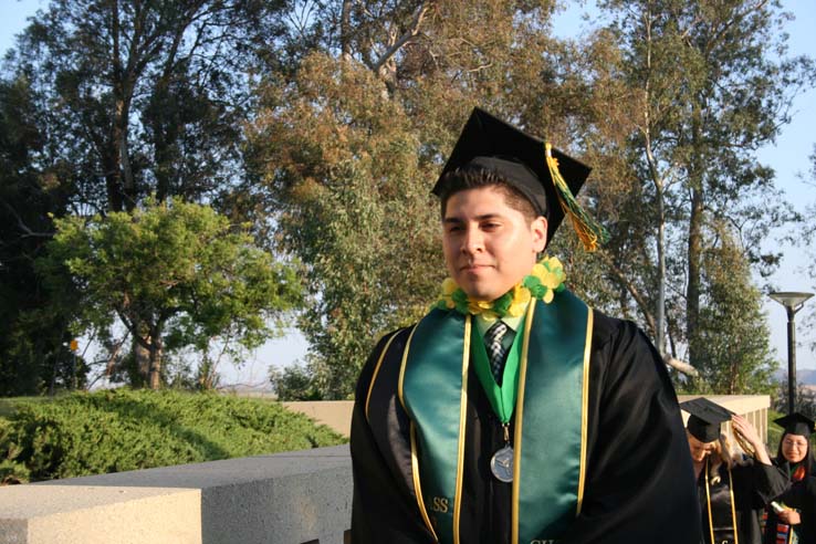 Students at Commencement