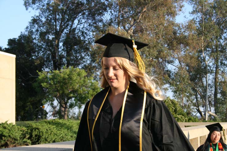 Students at Commencement