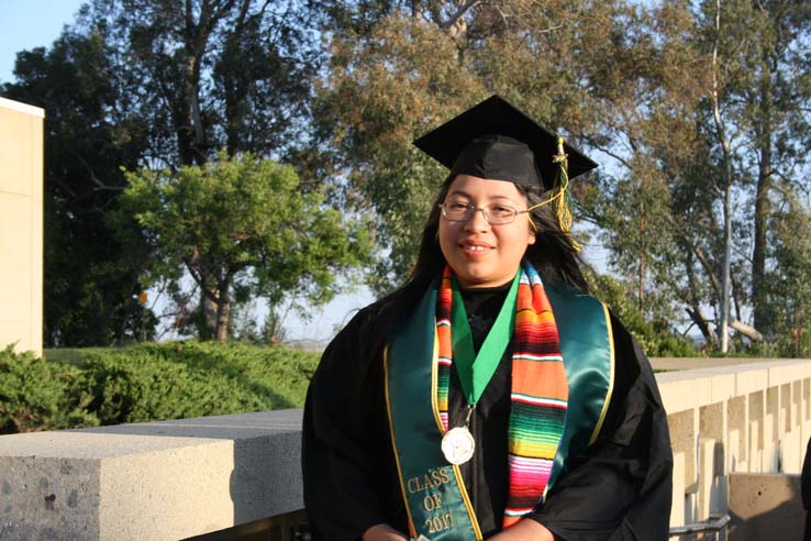 Students at Commencement