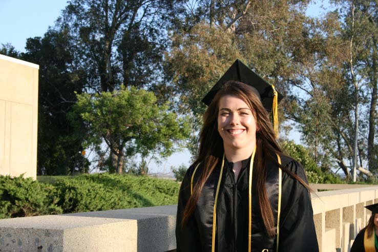 Students at Commencement