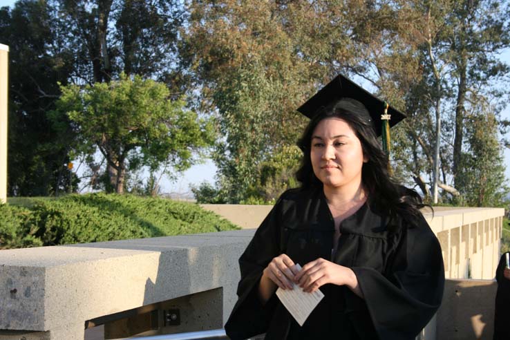 Students at Commencement