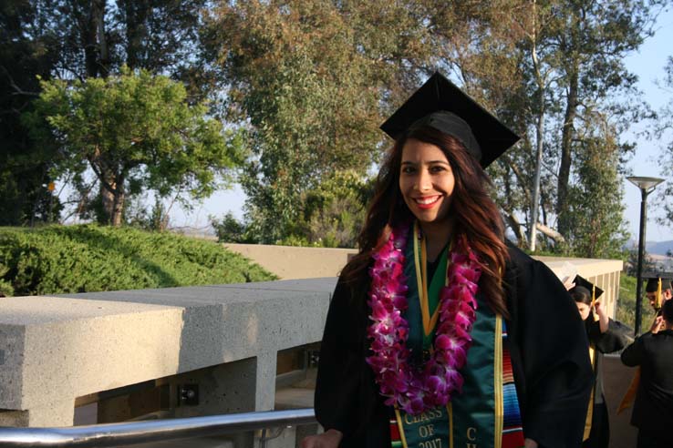 Students at Commencement