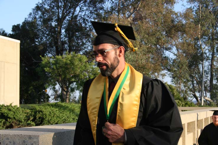 Students at Commencement