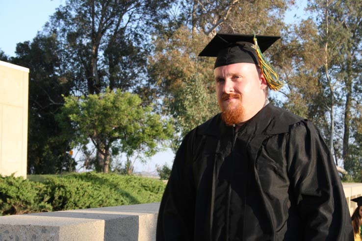 Students at Commencement