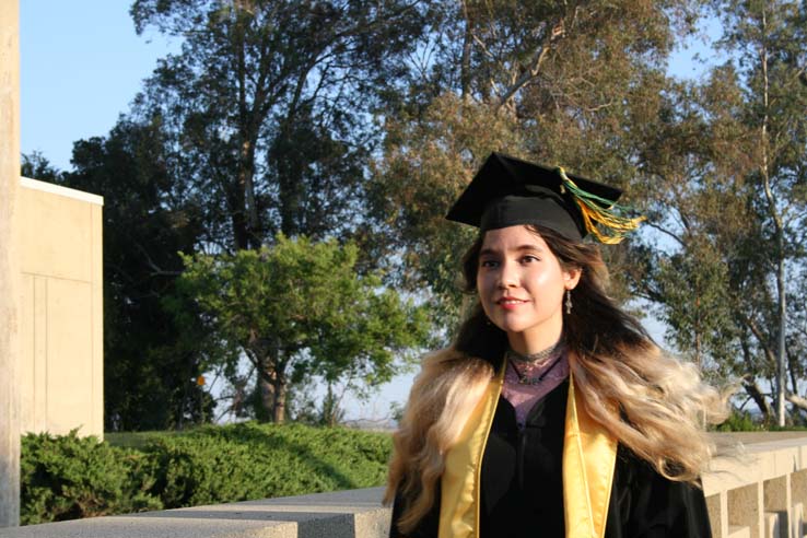 Students at Commencement