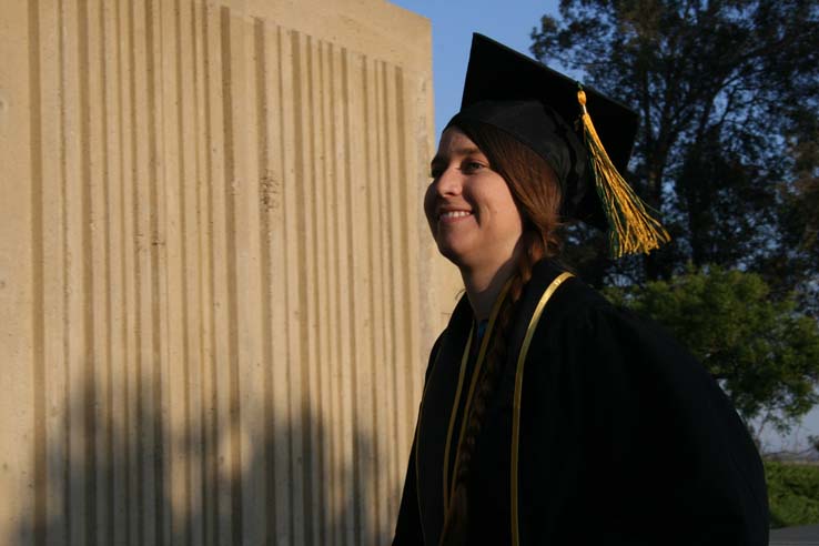 Students at Commencement