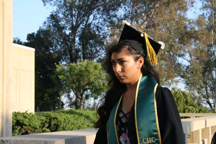 Students at Commencement