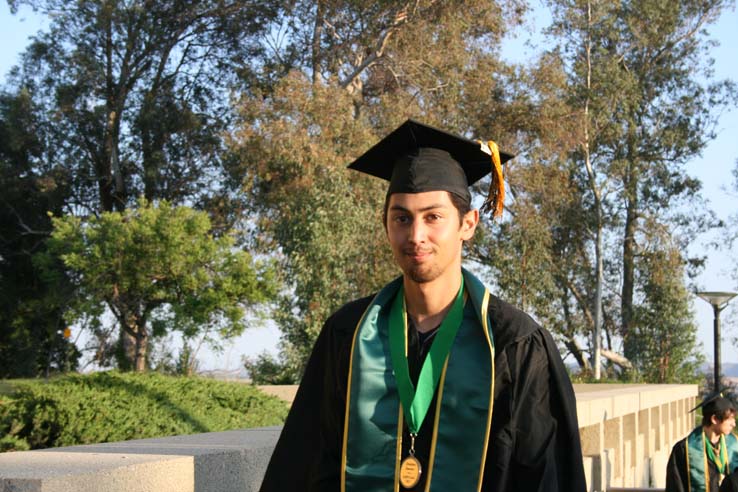 Students at Commencement