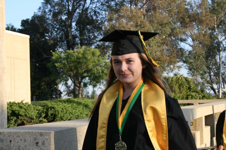 Students at Commencement