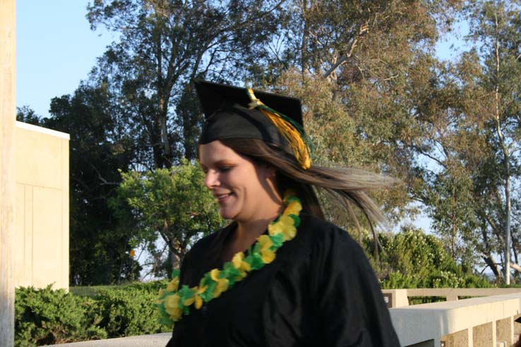 Students at Commencement