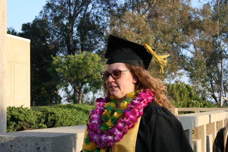 Students at Commencement